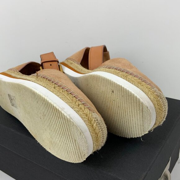 See By Chloe Tan Glyn Espadrilles Sandals Size 8 - Picture 16 of 16